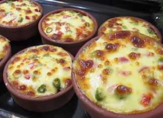 Μελιτζάνα με κιμά και μπεσαμελ σε ατομικά μπολάκια