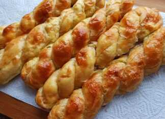 Τυρόπιτες Πλεξούδες με ζύμη γάλακτος
