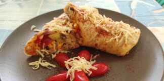 Τορτίγιες με τόνο και λαχανικά