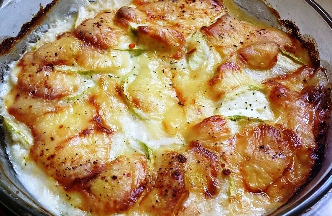 κολοκυθάκια Ογκρατεν κολοκυθάκια ογκρατέν στο φούρνο