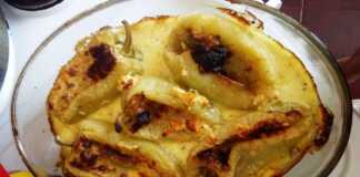 Ψητές πιπεριές με γιαούρτι και κρέμα