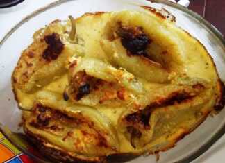 Ψητές πιπεριές με γιαούρτι και κρέμα