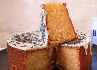 Πανεύκολο Κέικ με λευκή Σοκολάτα του pastry Chef Stratou Petrou Κέικ με λευκή Σοκολάτα