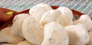 Κουραμπιέδες βουτύρου με καβουρδισμένα αμύγδαλα