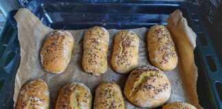 Σπιτικά ψωμάκια με 3 τύπους αλευριού 🍞🍞 Σπιτικά ψωμάκια με 3 τύπους αλευριού