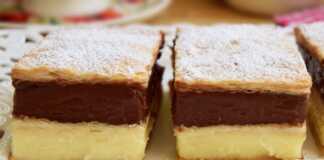 Γρήγορo Γλυκό με κρέμες δύο χρωμάτων