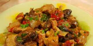 Χοιρινό με Ψητά Λαχανικά