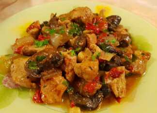 Χοιρινό με Ψητά Λαχανικά