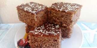 Κέικ με καρύδια και κανέλα