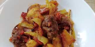 Κεφτεδάκια της Σμύρνης με πιπεριές