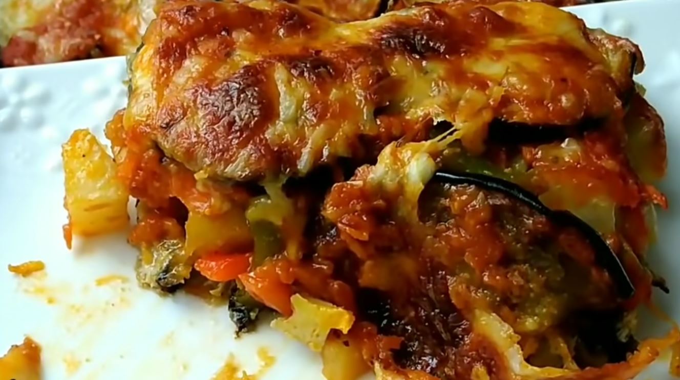 melitzanaPatata Mελιτζάνες και πατάτες Ογκρατέν