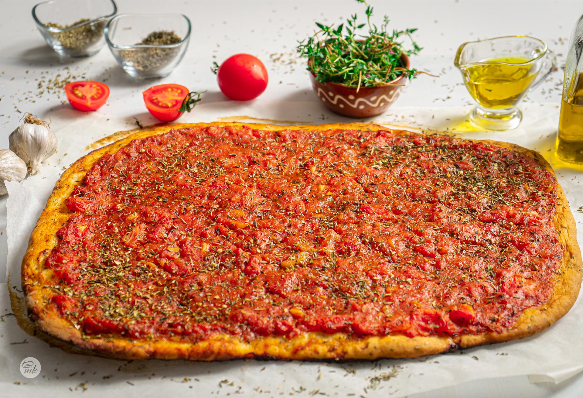 psomiNtomata Ψωμί με ντομάτα