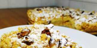 Kέικ χωρίς ψήσιμο - με κρέμα και ξηρούς καρπούς