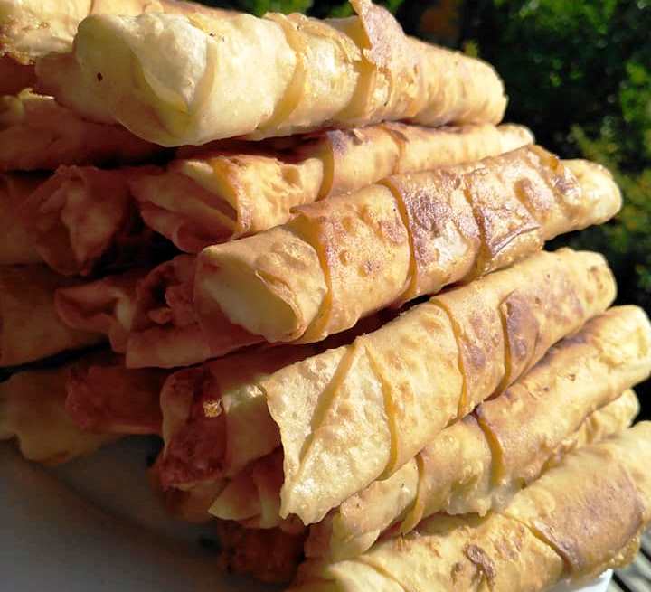 flogeres Φλογέρες με φύλλα κρούστας