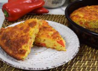 Καλαμποκόπιτα με μπέικον, πάπρικα και καλαμπόκι