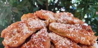 Κολοκυθοανθοί σε χυλό