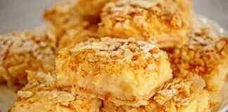 Σφολιάτα με κρέμα βανίλιας