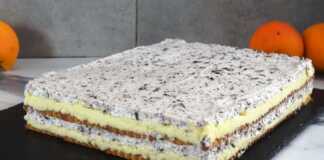 Κρεμώδες κέικ με σιμιγδάλι - χωρίς ψήσιμο - χωρίς αυγά