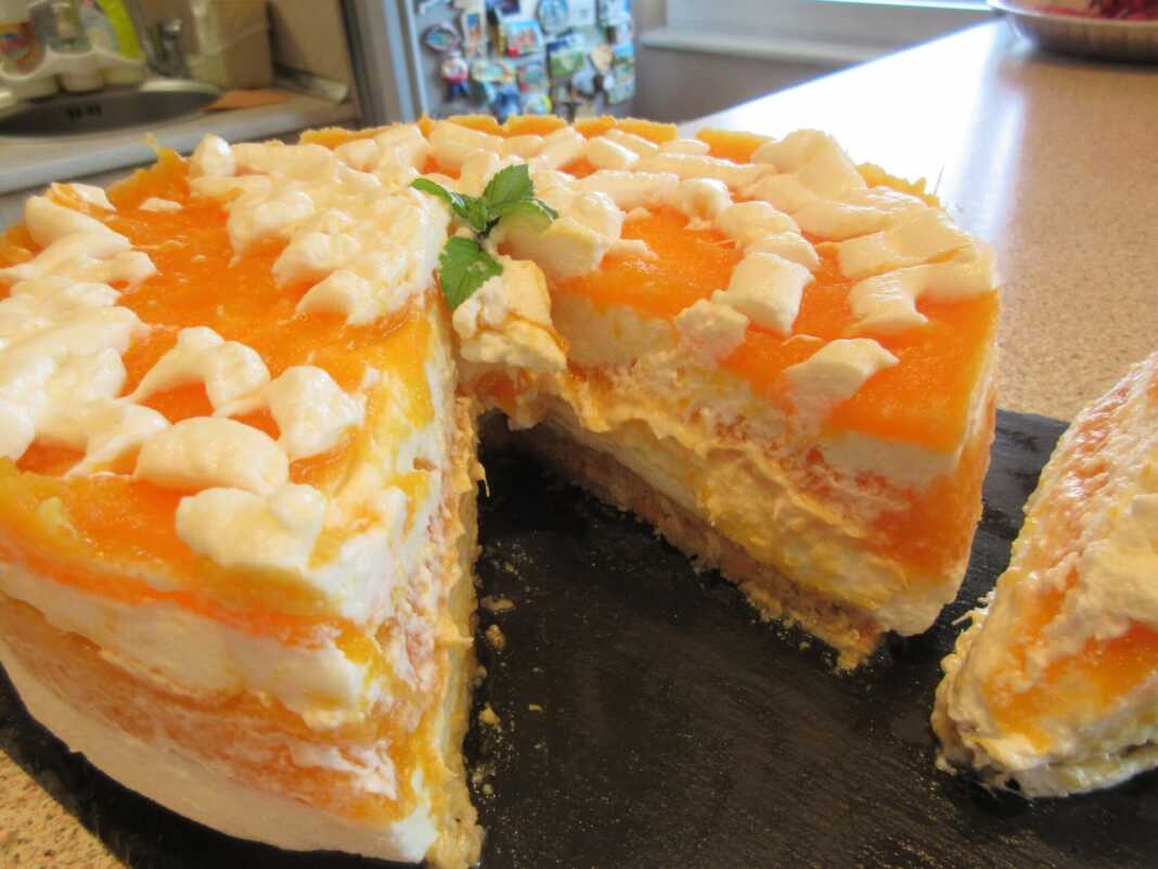 Τούρτα κολοκύθας χωρίς ψήσιμο