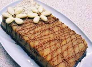 Σιμιγδαλένιος χαλβάς με πορτοκάλι και σοκολάτα