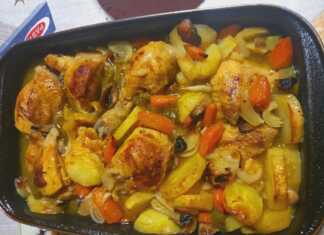 Σπιτικό κοτόπουλο με λαχανικά!