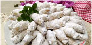 Κρουασανάκια με καρύδια