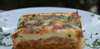 Μουσάκα με φύλλα πίτας