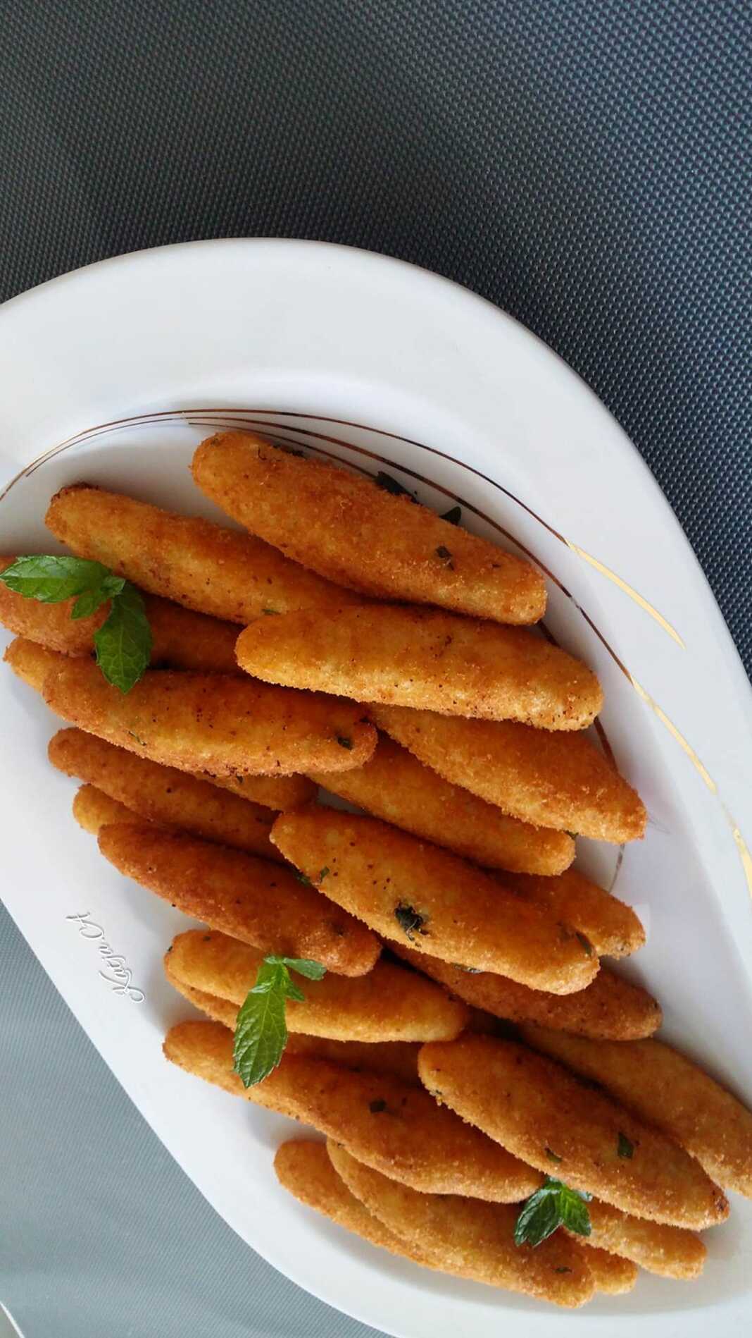 Mpastounakia patatas Μπαστουνάκια Πατάτας