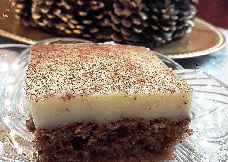 PoutigkaMilouVromi Καρυδόπιτα με Πουτιγκα