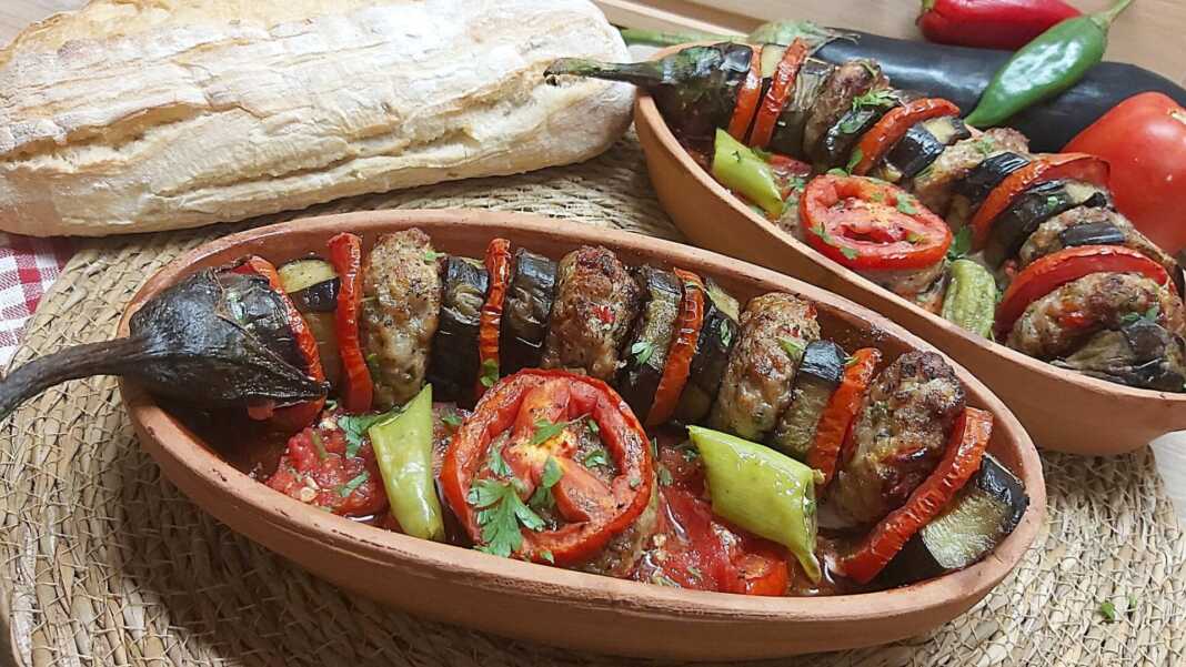 Kεφτεδάκια με μελιτζάνα στο φούρνο