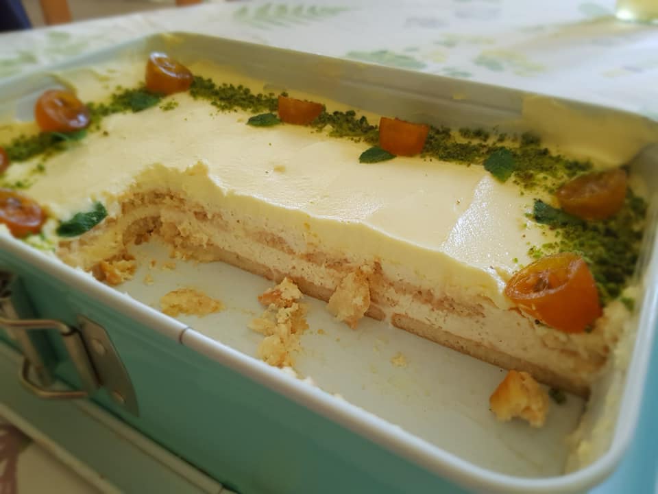 keikLemoniou Κέικ λεμονιού χωρίς ψήσιμο