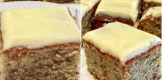 Κέικ Μπανάνα με τυρί κρέμα