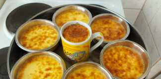 Κρέμα Καραμελέ με καρύδα (χωρίς ζάχαρη) Κρέμα Καραμελέ με καρύδα