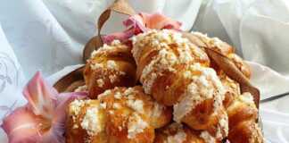 Κρουασανάκια με λουκούμι