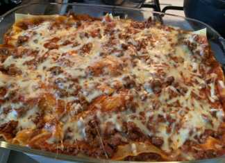 Λαζάνια με Κιμά στο Φούρνο