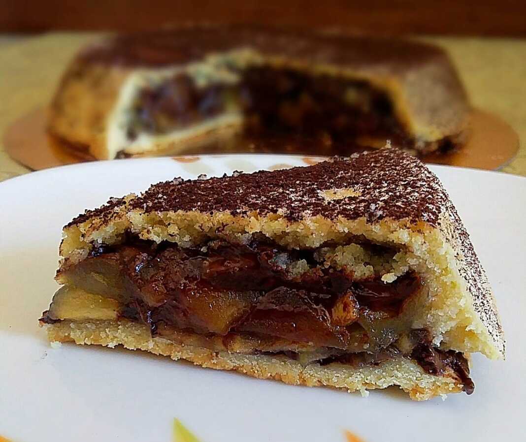 Κέικ μήλου και σοκολάτας