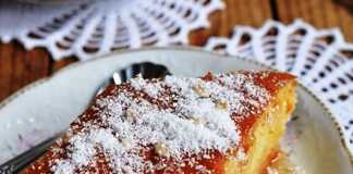 Ρεβανί με καρύδα, σιμιγδάλι και γιαούρτι