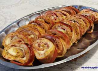 Ρολό με κοτόπουλο με μπέικον