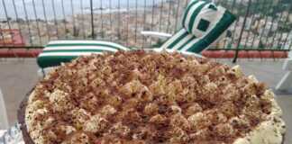 Τούρτα Τιραμισού σε μπισκοτένια βάση