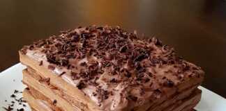 Κέικ Σοκολάτας με βάφλες Κέικ Σοκολάτας με βάφλες