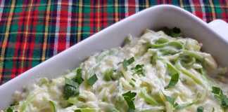 Κολοκυθομακαρονάδα με κρέμα τυρί και κρέμα γάλακτος!