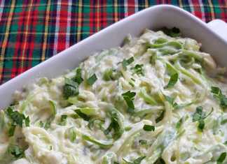 Κολοκυθομακαρονάδα με κρέμα τυρί και κρέμα γάλακτος!