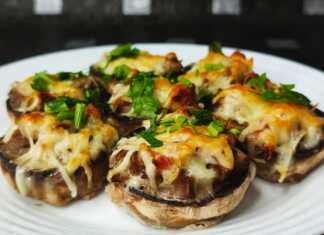 Μανιτάρια γεμιστά στο φούρνο