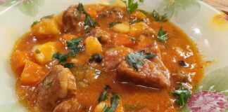 Σπιτικό Χοιρινό γκούλας