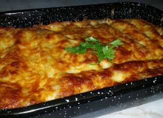 Κανελόνια με κρεμα και τυρί