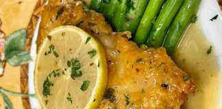 Κοτόπουλο στο τηγάνι Λεμονάτο