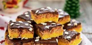 Κέικ κρέμας καρυδιού και σοκολάτας