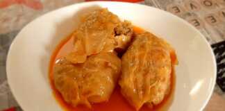 Λαχανοντολμάδες με κιμά κοκκινιστοί….χειμωνιάτικο φαγητό