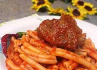 Μακαρόνι Χοντρό με μοσχάρι
