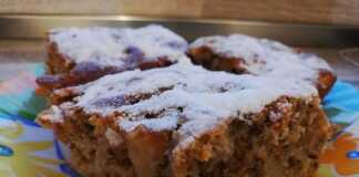 Μηλόπιτα με ολόκληρα κομμάτια φρούτων